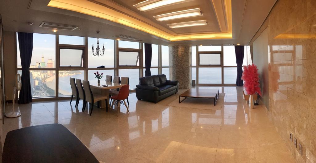 Haeundae Ocean Bridge Penthouse Apartment Busan Exterior photo